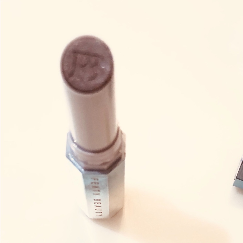 Fenty Beauty frosted lipstick Fog Snog Snow Nights